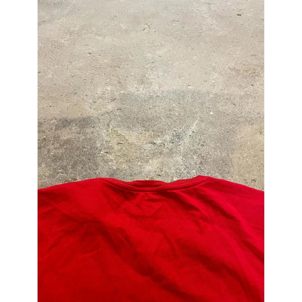 Polo Ralph Lauren Slim Fit Shirt Mens XL Red Cotton Embroidered Logo Long Sleeve